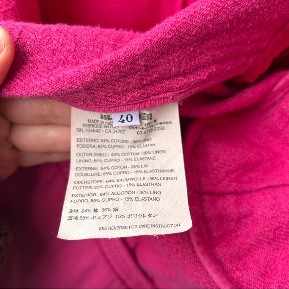 Vintage Jil Sander hibiscus pink jacket - Picture 9 of 10